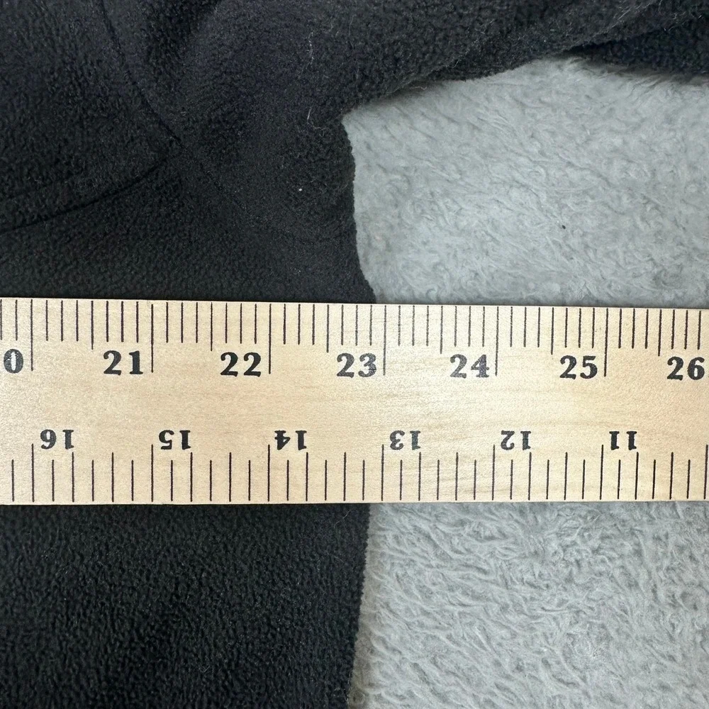 The North Face Mens Black Full Zip Fleece Jacket Recycled Polyester Outdoor Sz L